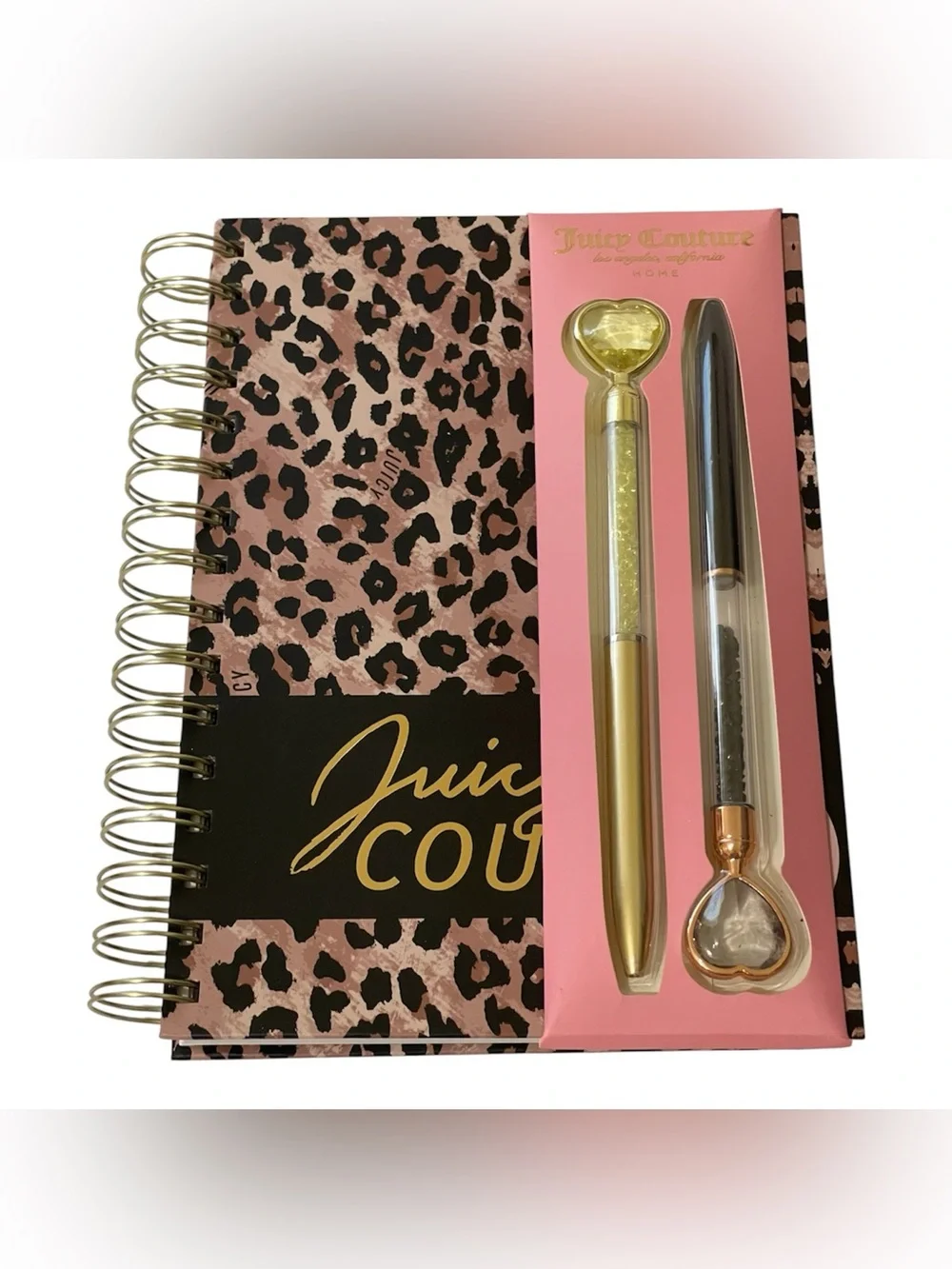 Juicy Couture Leopard Print Spiral Journal - NWT **